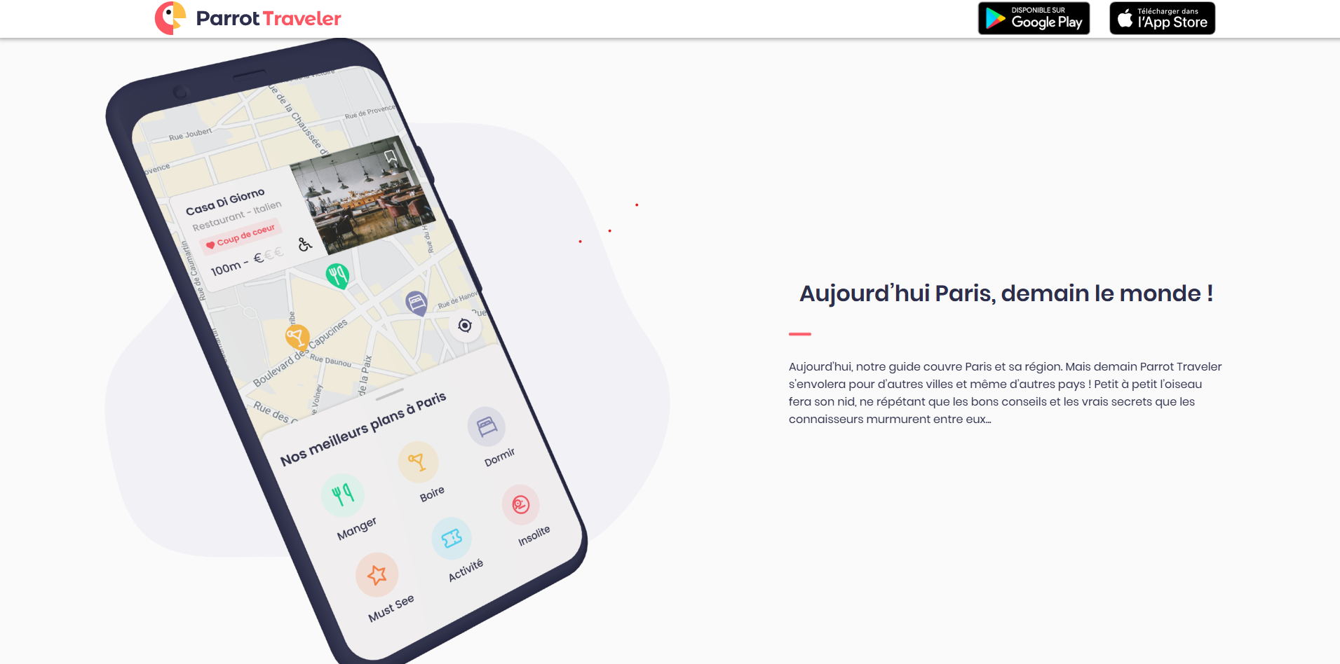 Parrot traveler