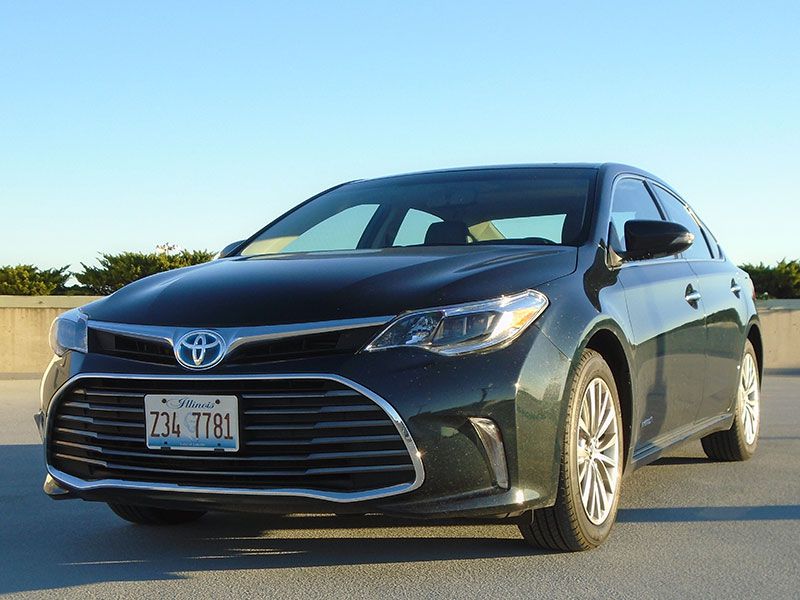 2016 Toyota Avalon Hybrid front angle view by Cherise Threewitt 