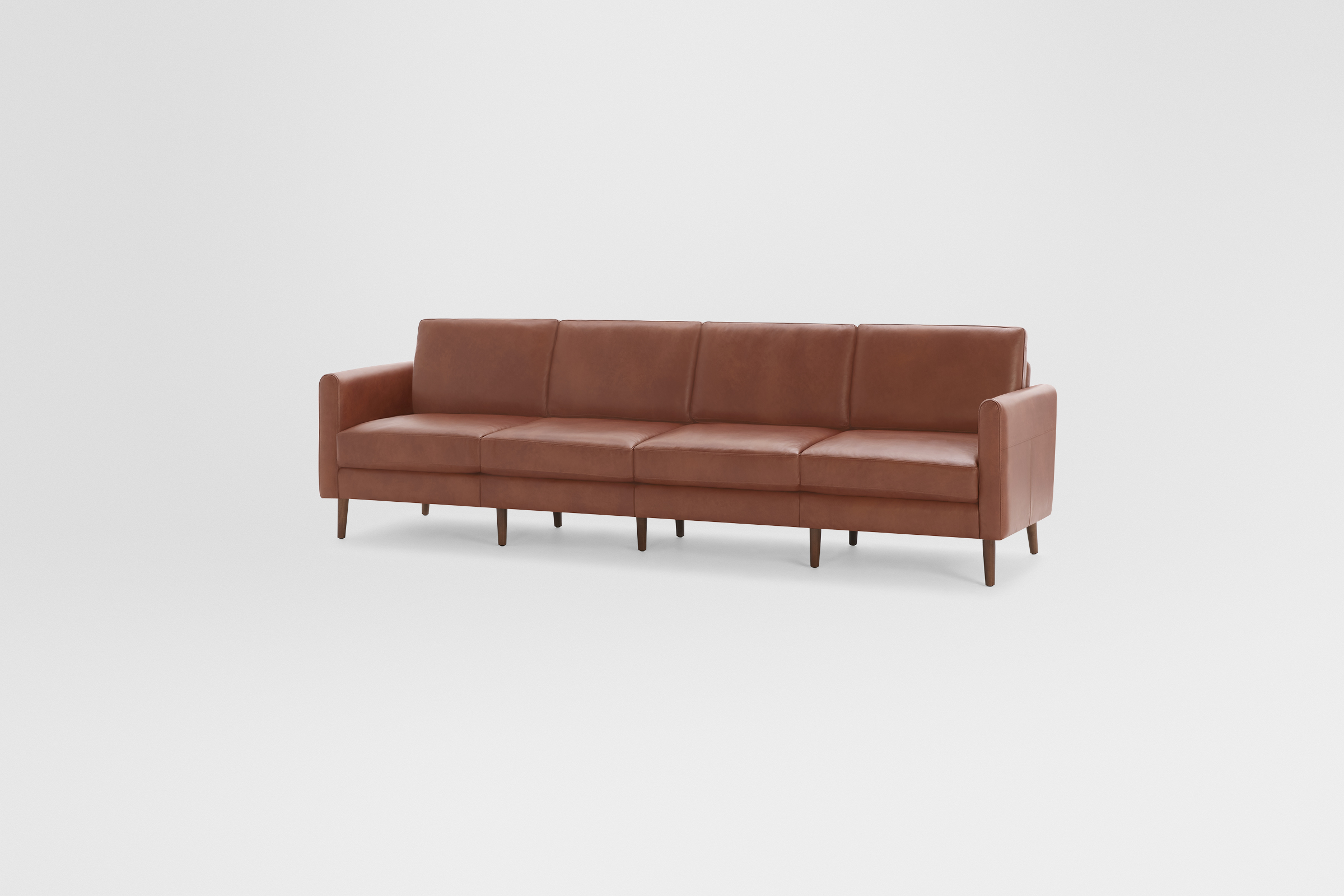 Burrow nomad deals leather sofa