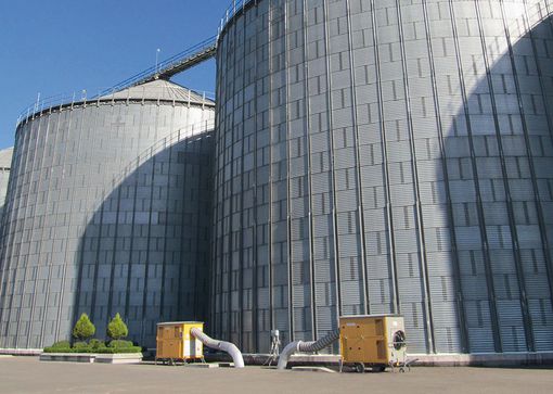 Getreidekühler verhindert Mykotoxine in Futtermittel.