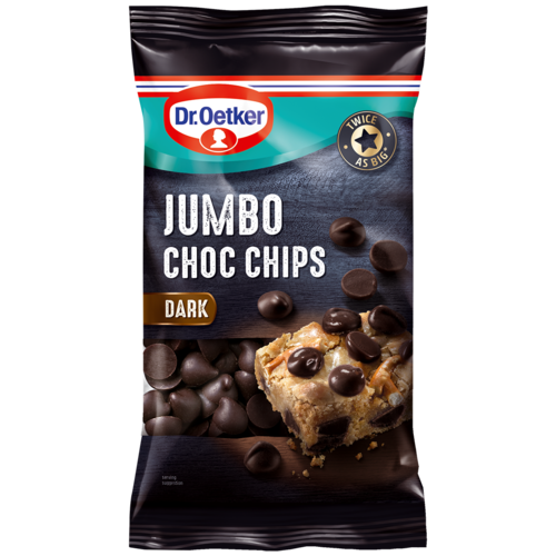 Jumbo Chips Dark Chocolate Chocolate Chips & Chunks Dr. Oetker