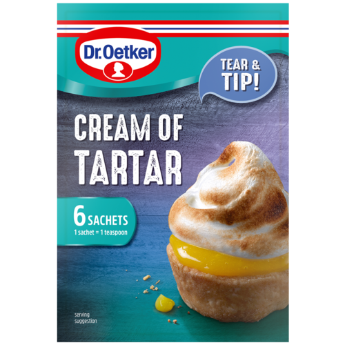 Cream of Tartar Sachet Multipack Other Baking Ingredients Dr. Oetker