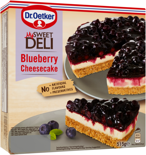 Blueberry Cheesecake 515g - Tuotteet | Dr. Oetker