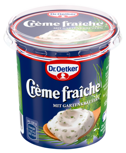 Crème fraîche mit Kräutern - Crème fraîche | Dr. Oetker