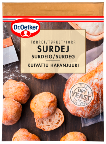 Kuivattu hapanjuuri ja hiiva 30 g - Hiiva ja hapanjuuri | Dr. Oetker