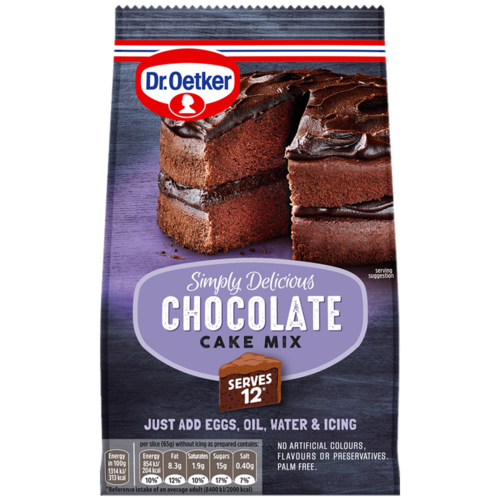 Chocolate Cake Mix Baking Mixes Dr. Oetker
