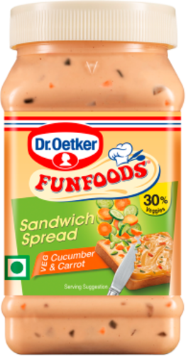 Sandwich Spread Veg Cucumber And Carrot 250g Sandwich Spreads Dr Oetker