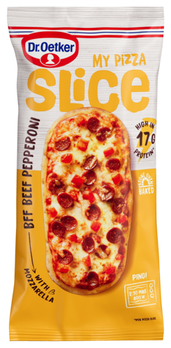 My Pizza Slice Beef Pepperoni 140g - My Pizza Slice | Dr. Oetker