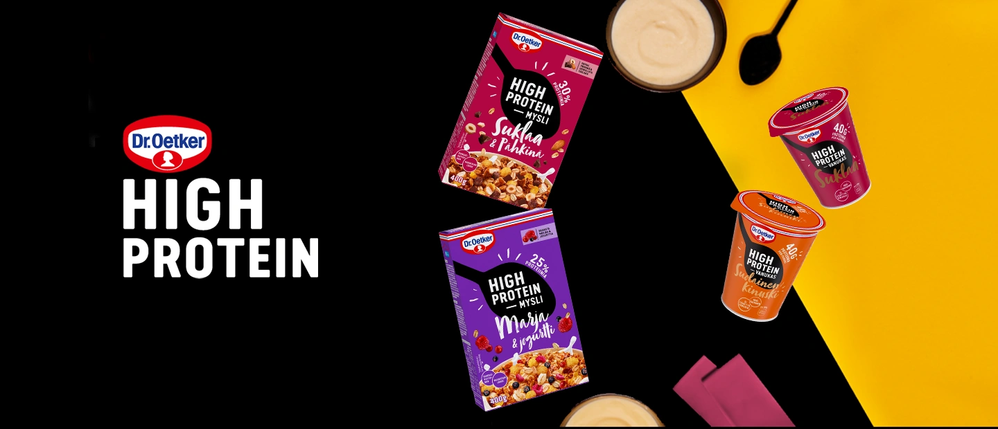 High Protein kaikki tuotteet hero