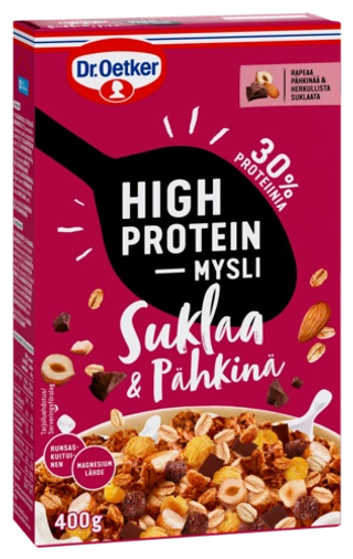 High Protein Marja & Jogurtti proteiinigranola 400 g - High Protein | Dr.  Oetker