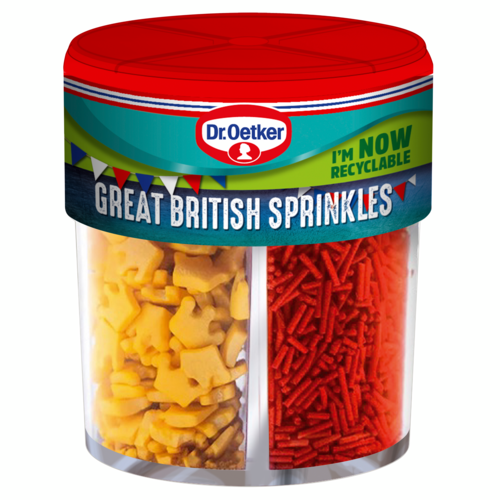 Great British Sprinkles Mix 4 Cell 4x74g Sprinkles & Marshmallows