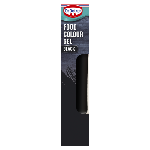 Extra Strong Black Food Colour Gel - Food Colours | Dr. Oetker