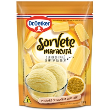 Sorvete de maracujá em casa com apenas 3 ingredientes