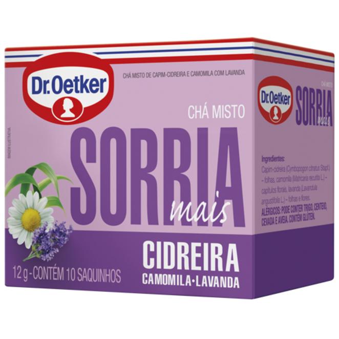 Ch Sorria Mais Cidreira Camomila e Lavanda Produtos