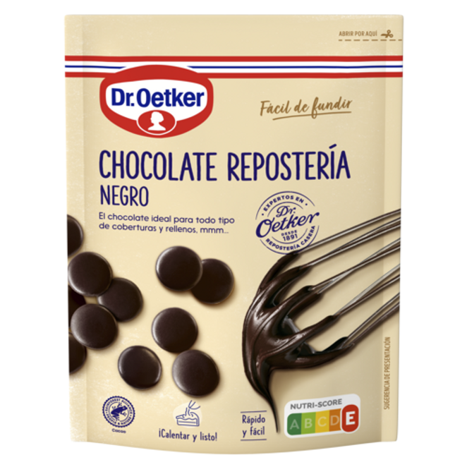 Chocolate negro de Repostería - Productos