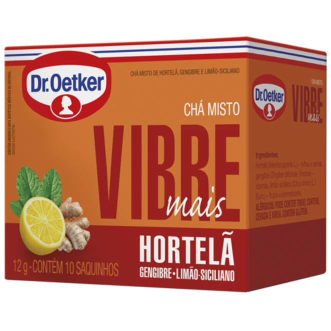 Ch Vibre Mais Hortel Gengibre e Lim o Siciliano Produtos