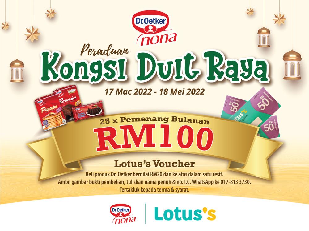Kongsi Duit Raya Contest | Dr. Oetker Nona