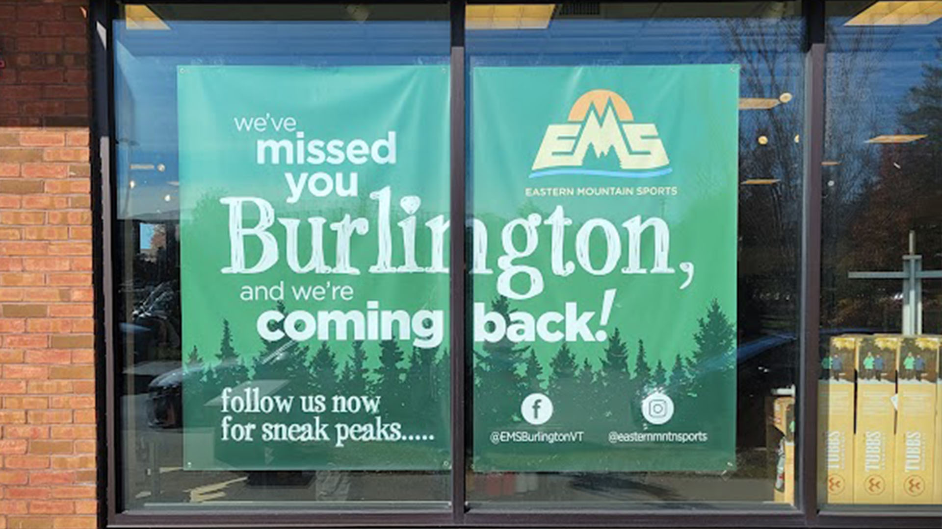 EMS Opens Flagship Store in Burlington Vermont