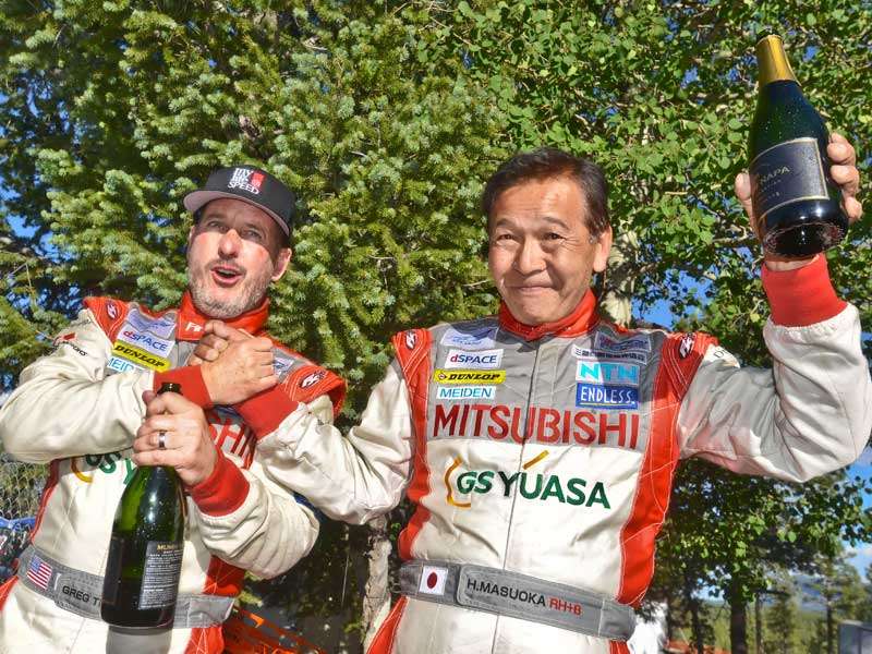 2014 Pikes Peak Hill Climb Winners Mitsubishi ・  Photo by Mitsubishi Motors North America