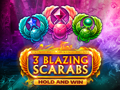 3 Blazing Scarabs Hold And Win
