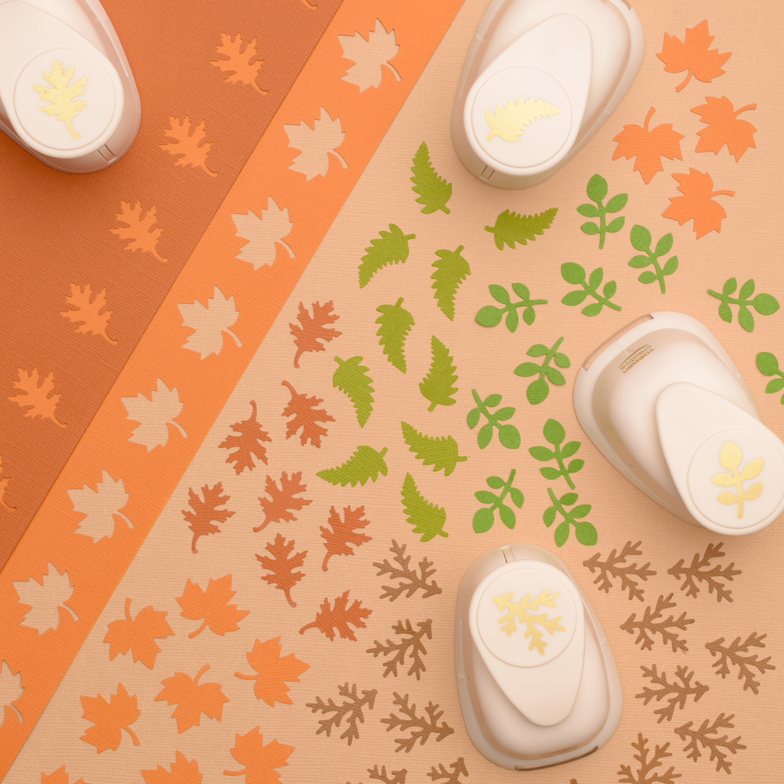 Fall into creativity with our autumn paper punch set!