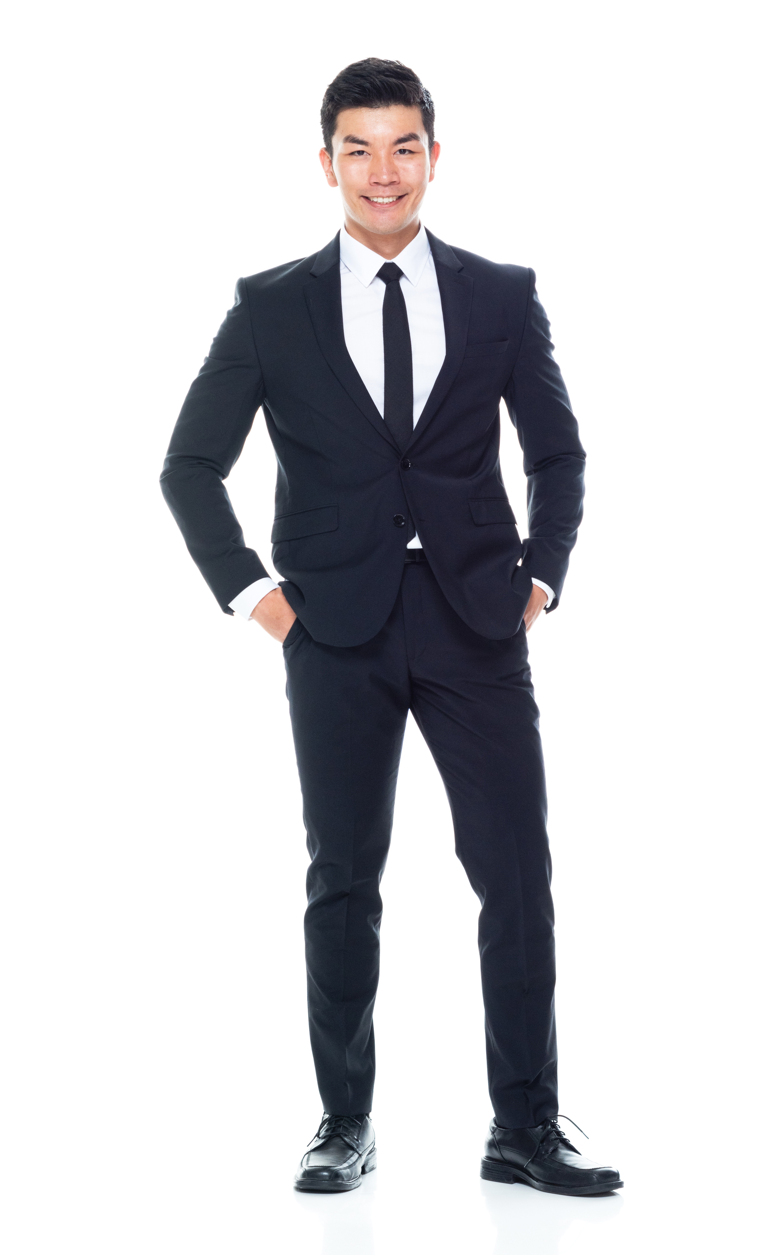 Asian man smart business attire corporate business attire