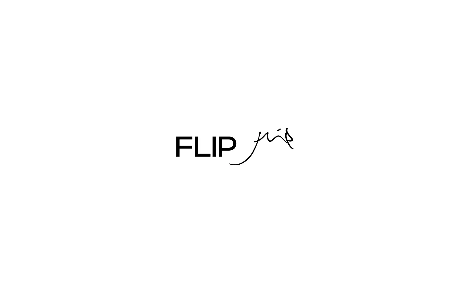 Japanese style logo for client FLIP expressing an aesthetic mind