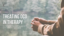Treating OCD in Therapy 