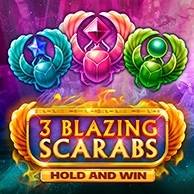 3 Blazing Scarabs Hold And Win