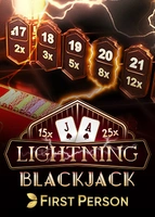 First Person Lightning Blackjack
