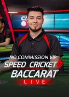 No Commission VIP Speed Cricket Baccarat Ezugi