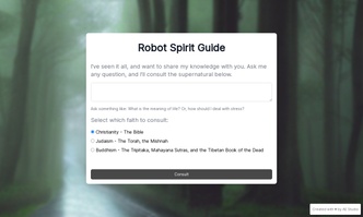 Robot Spirit Guide