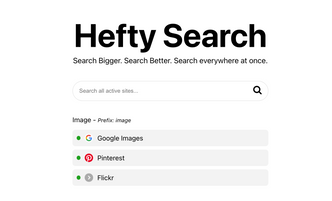 Hefty Search