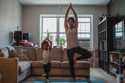 Vrksasana (Tree Pose) Vrksasana (Tree Pose)