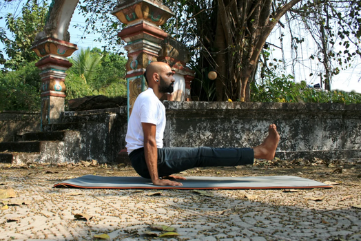 Brahmacharyasana (L-Sit Pose)