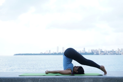 Handstand Pose Aerial Yoga (Adho Mukha Vrksasana Aerial), Yoga Sequences,  Benefits, Variations, and Sanskrit Pronunciation