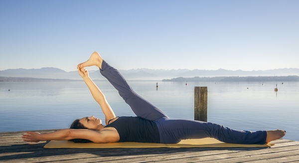 Supta Padangusthasana (Reclining Hand to Big Toe Pose)