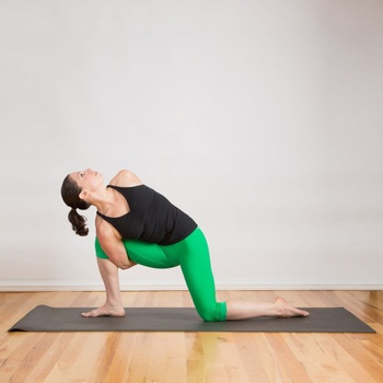  Bound Extended Side Angle Pose (Bent Knee)