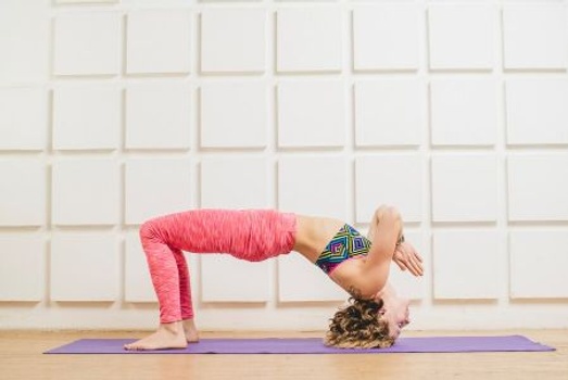 Bridge Pose On Head