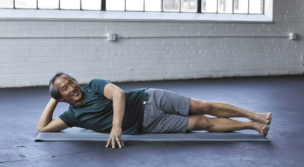 Sleeping Vishnu Pose Legs Resting Variation