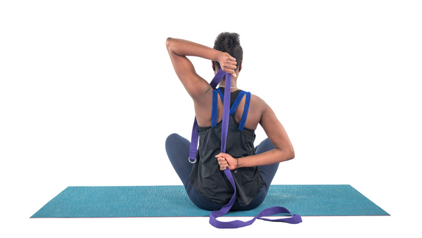 Use a yoga strap