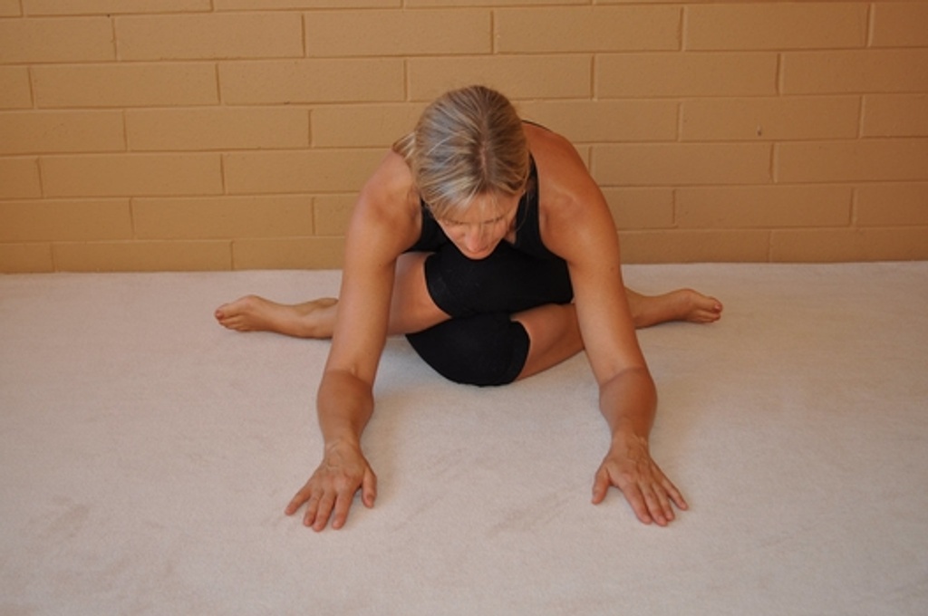 Shoelace Pose with Forward Bend
