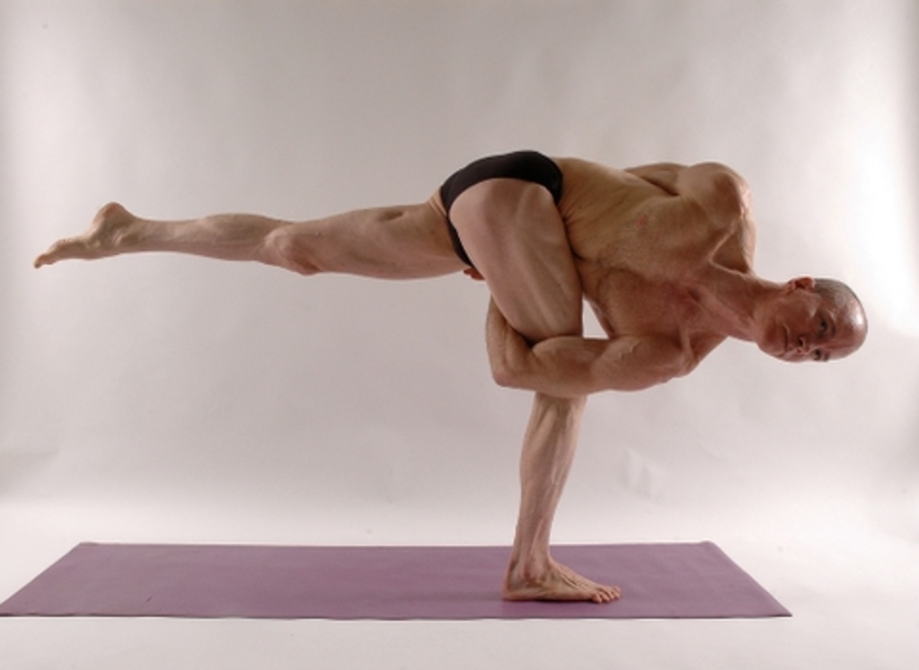 Baddha Parivrtta Ardha Chandrasana (Bound Revolved Half Moon Pose)