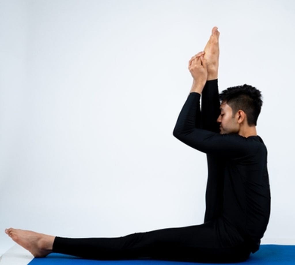 Krounchasana (Heron Pose)