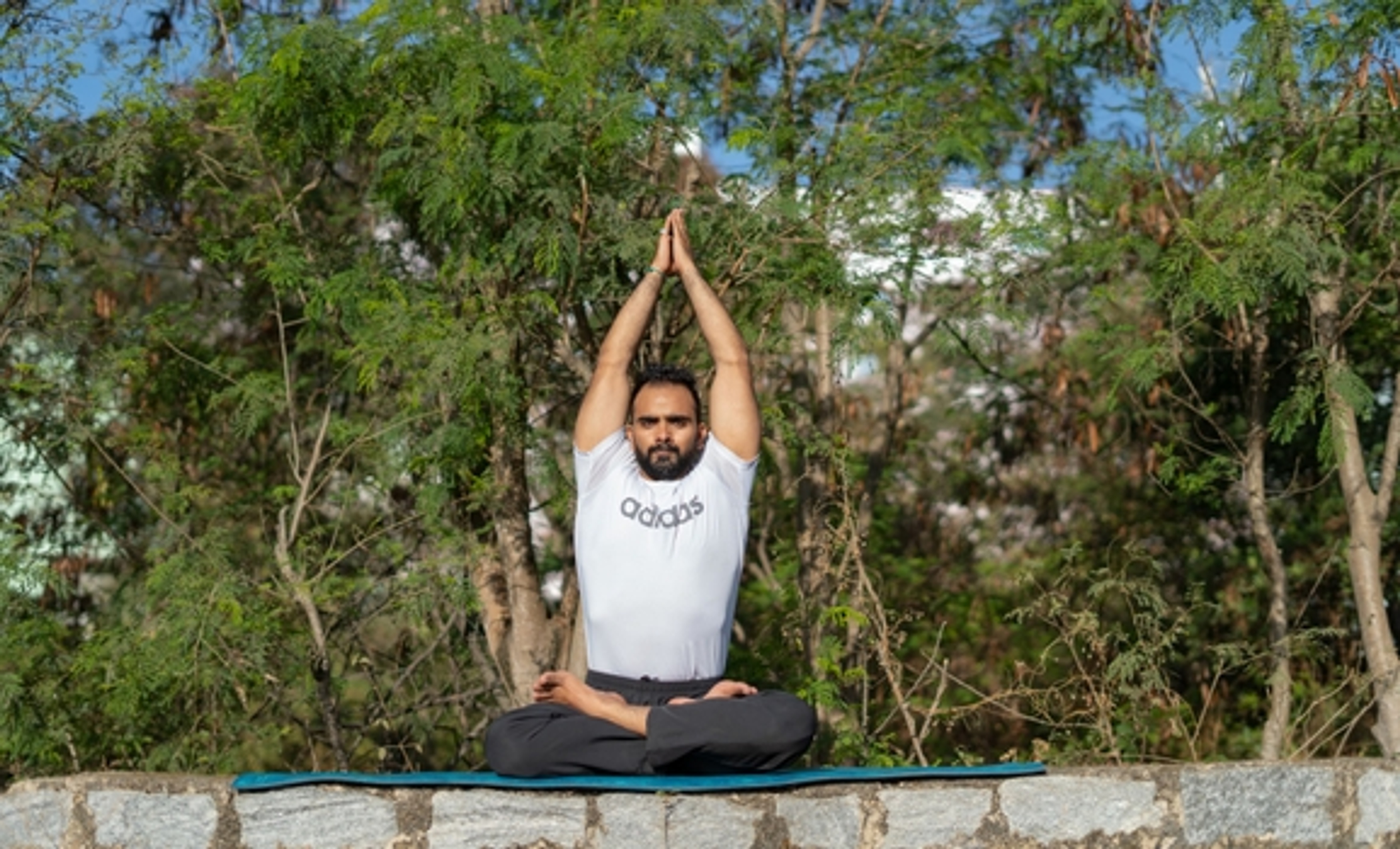 Seated Mountain Pose in Cross-Legged Sitting
