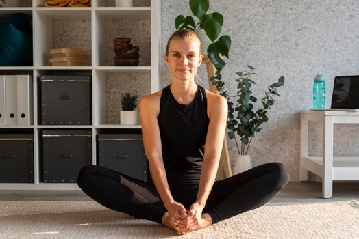 Baddha Konasana (Bound Angle Pose) Baddha Konasana (Bound Angle Pose)