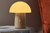 Mushroom lamp scandi design