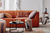 Eco bloomingville orange sofa