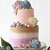 hydrangea edible wedding flower cake
