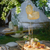 garden picnic with grey tent and charcutiere board
